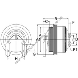 HOR 79A9327 CLUTCH DMA SE 21 REMAN,CAT,8K/6K,65.0 PL