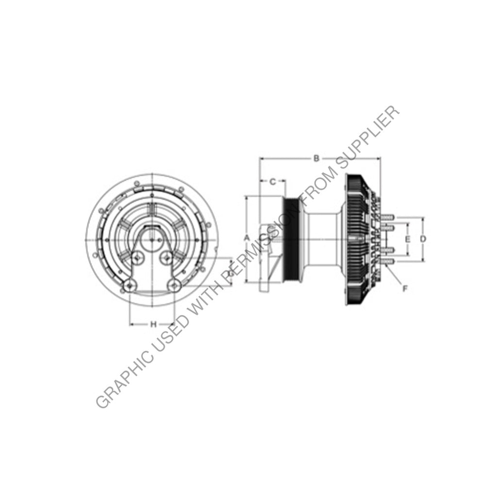 HOR 79A9502 2 CLUTCH DMA2S SE 24 REMAN,CUM,166.90,8-PK