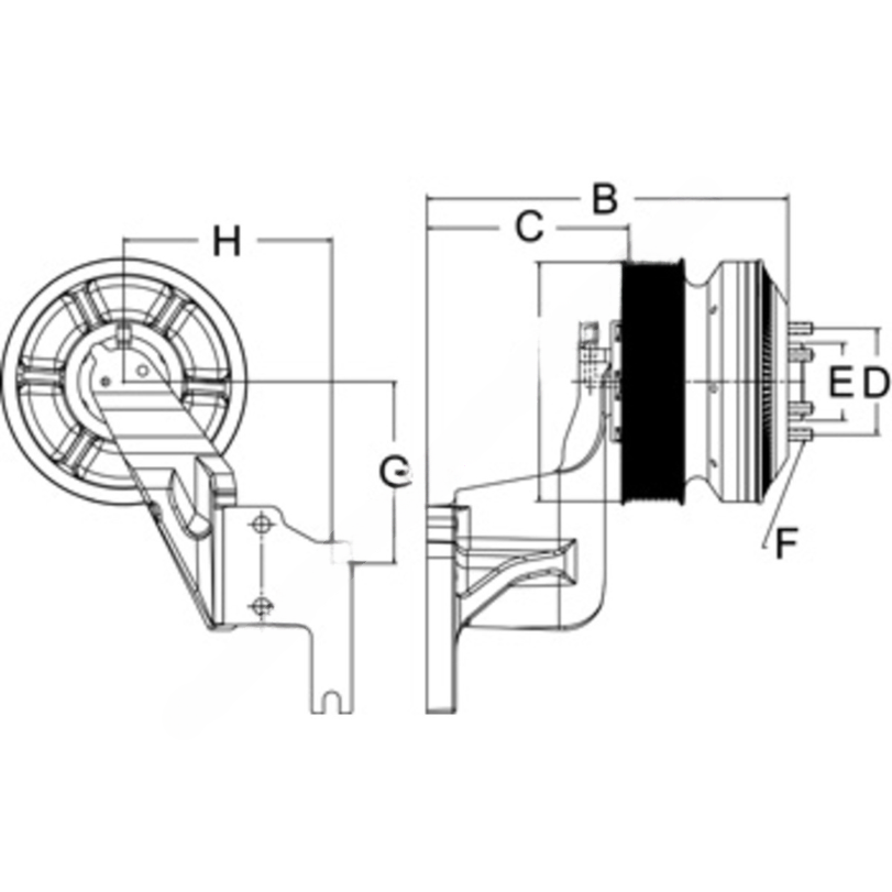 HOR 79A9560 CLUTCH - DMA,REMAN,200,12-PK,20.7 STUDS