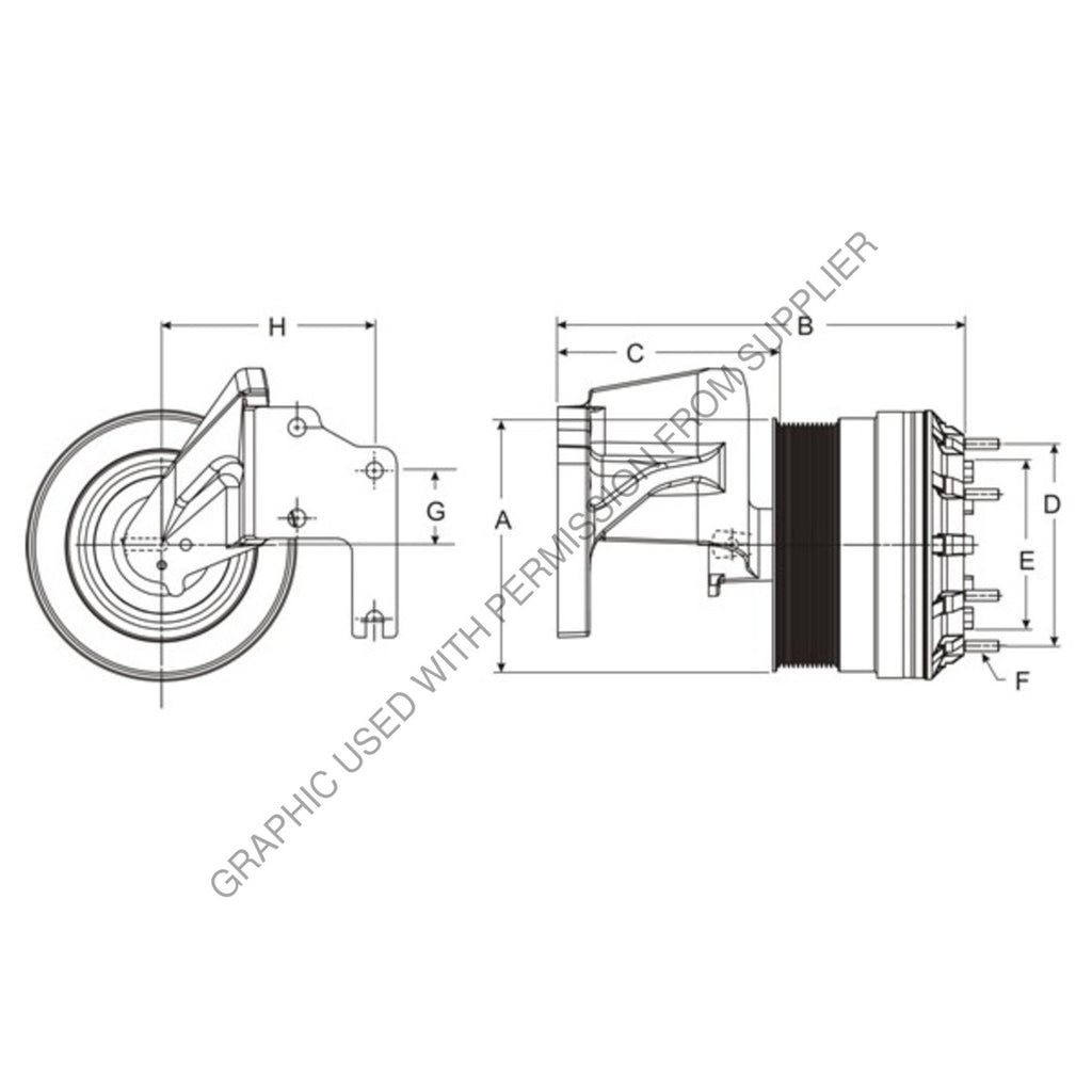 HOR 79A9597 REMAN,CLUTCH DMA SE 24 CUM,12-PK,184.0,1