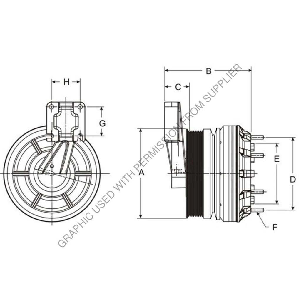 HOR 79A9737 CLUTCH DMA2S LOCK-UP REMAN,CUM,200.0