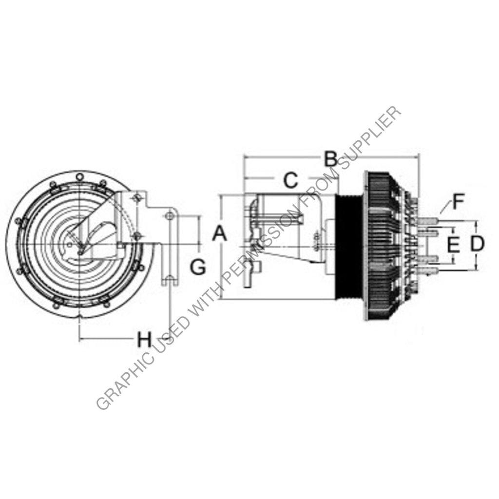 HOR 79A9749 CLUTCH DMA2S SE 24 REMAN,CUM,191.0,12-PK