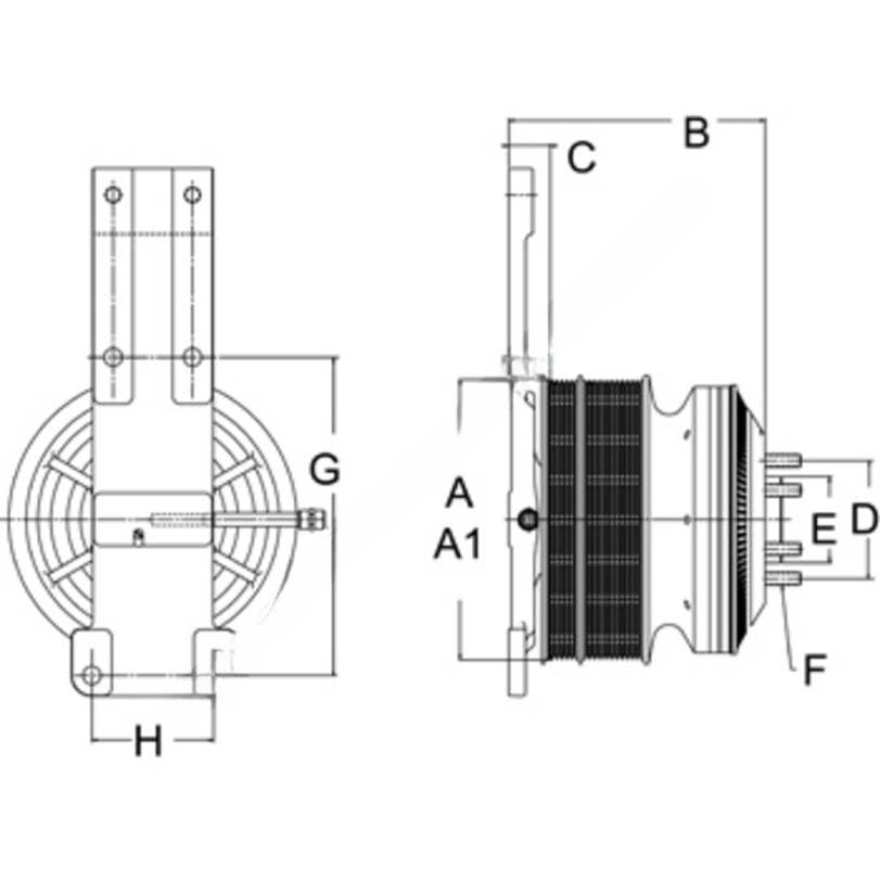 HOR 79A9898 REMAN, CLUTCH DMADV SE 24 CAT