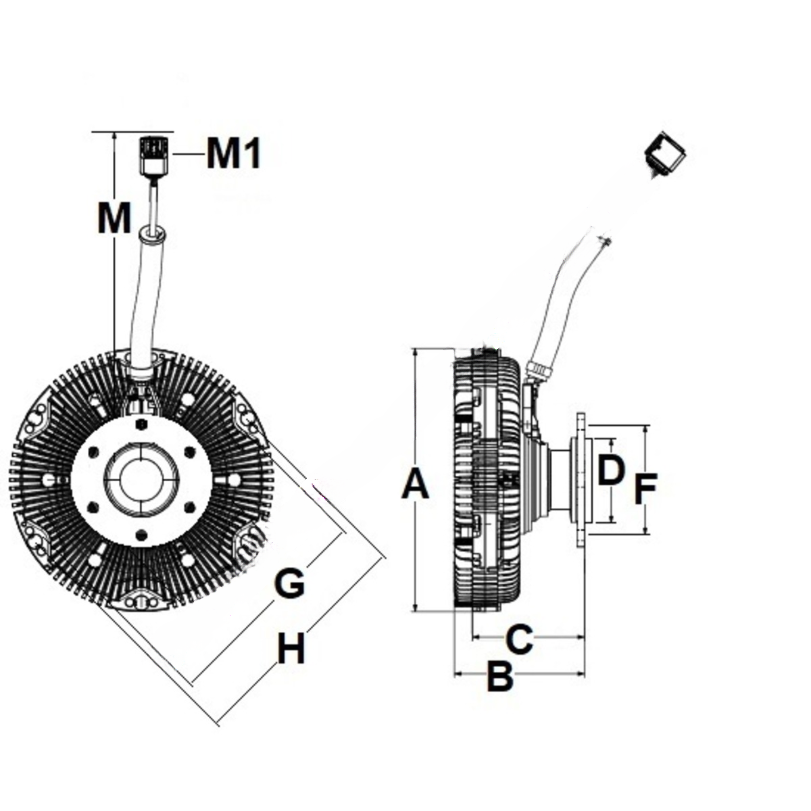 HOR 9810374 ASM,LCX230, PACCAR MX13