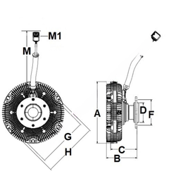 HOR 9810374 ASM,LCX230, PACCAR MX13
