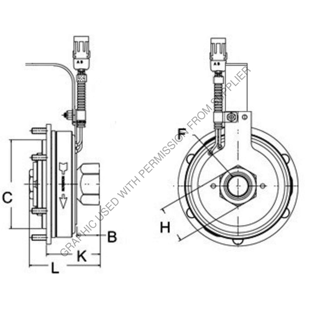 HOR 986162 CLUTCH-FAN,EC450,DD5