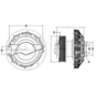 HOR 98A8246 FAN DRIVE-HUB&CLUTCH,HOR 2-SP