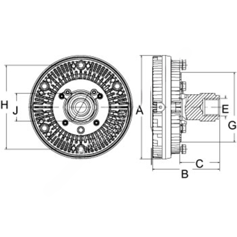 HOR 9903003 CLUTCH VMASTER,AIR SENSING,VS 212,GVM