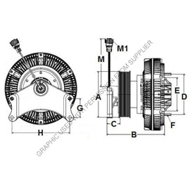 HOR 9910407 CLUTCH, ASSY,RCV250,HDEP,174.0,10-PK,237