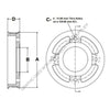 HOR 993006 PULLEY-LIVE CENTER SHAFT