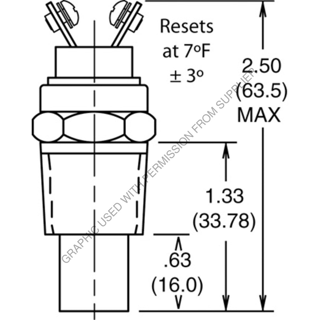 HOR 993665 SWITCH THERMAL N.C.