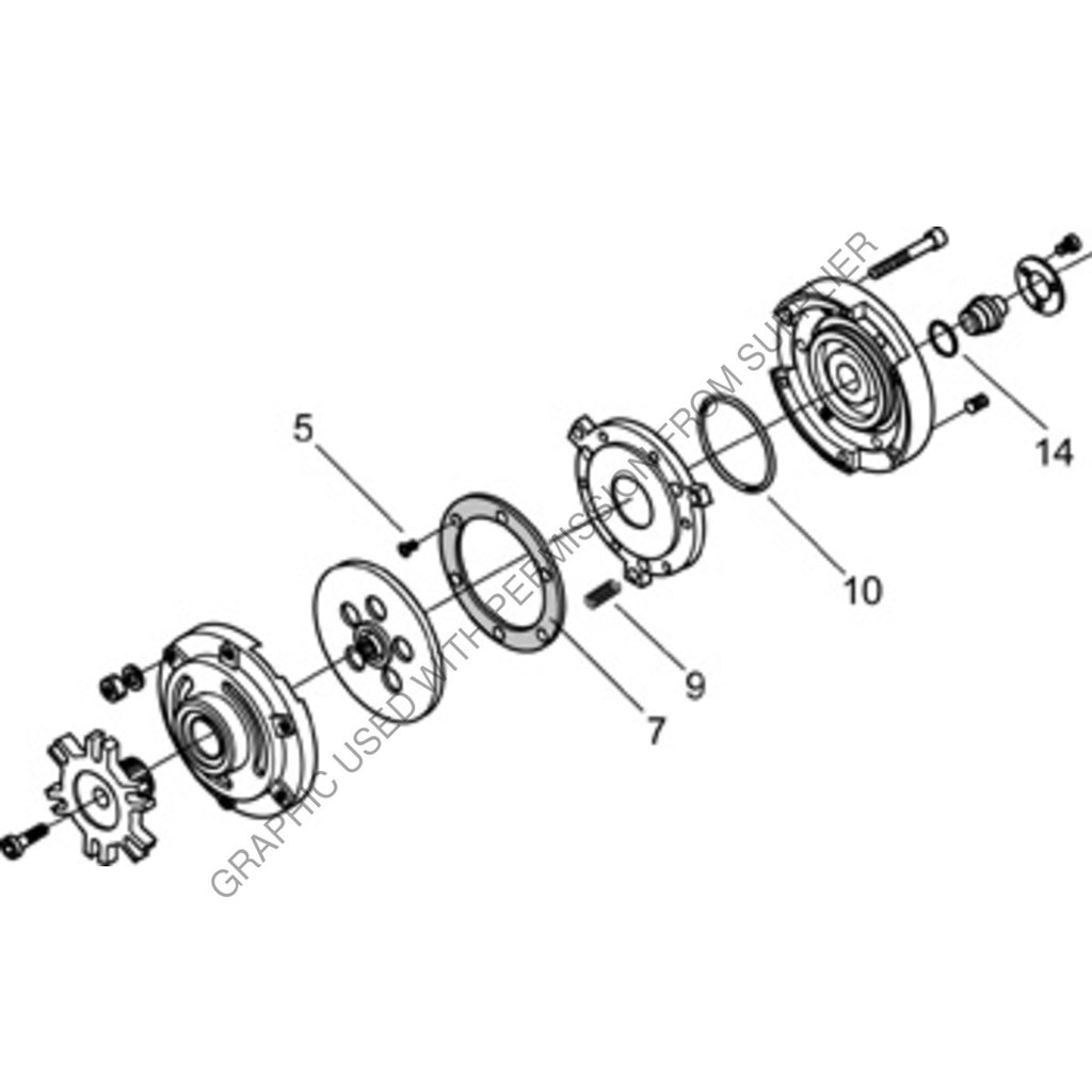 HOR 994241 REPAIR KIT W/BEARING