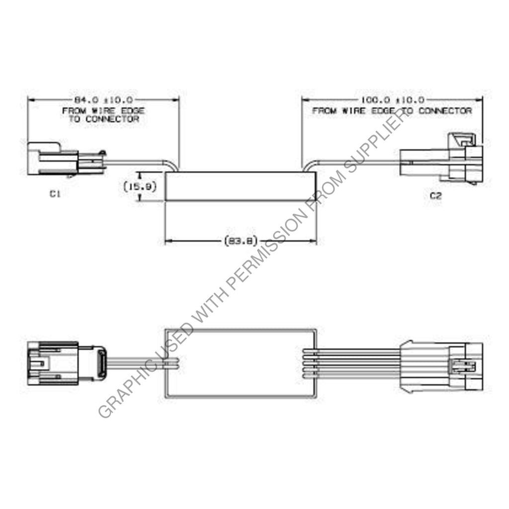 HOR 994671 FAN, IDLE SPEED MONITOR, 2-PIN