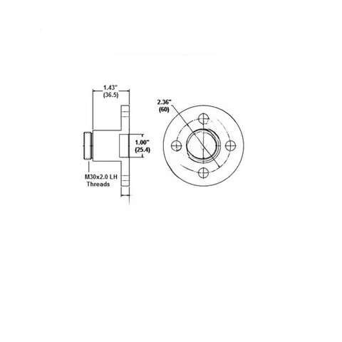 HOR 994727 ADAPTER,SHAFT,VMASTER,VS217,FCCC ISB
