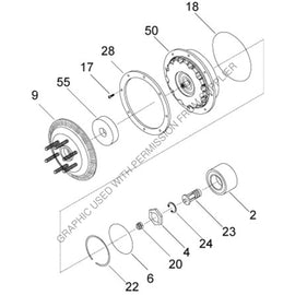 HOR 994903 KIT, REPAIR-STRAP, ANTI-ROTATION VISCOUS