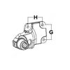HOR 994975 ASSY,JOURNAL-BRACKET,16.2 IN FAN CENTER