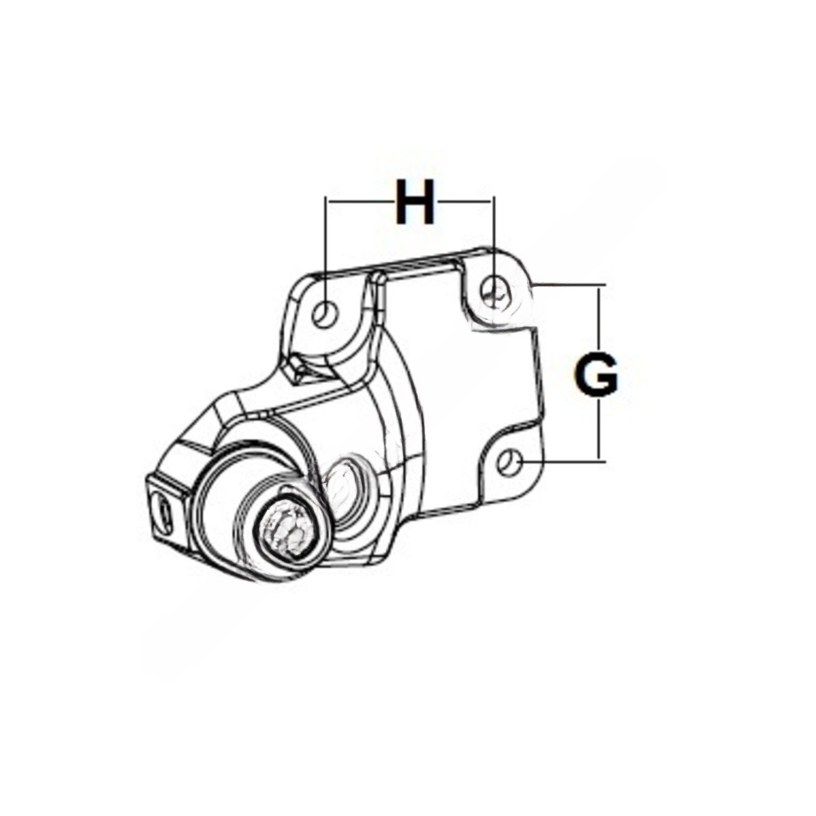 HOR 994975 ASSY,JOURNAL-BRACKET,16.2 IN FAN CENTER