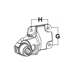 HOR 994975 ASSY,JOURNAL-BRACKET,16.2 IN FAN CENTER