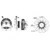 HOR 995787 KIT,CLUTCH AND FAN,RCV250 AND HS11