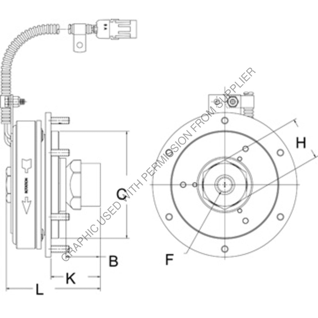 HOR 996121 EC450 CLUTCH MBT 0M9