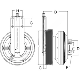HOR 999510 CLUTCH DM SE 21 CAT,205.2,10-PK,65