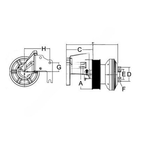 HOR 99A7263 CLUTCH,DMA 21 CUM,200.0,12-PK,65.0 PLT,