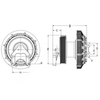 HOR 99A8131 2 FAN DRIVE: 2 SPD-ISL 492CTS