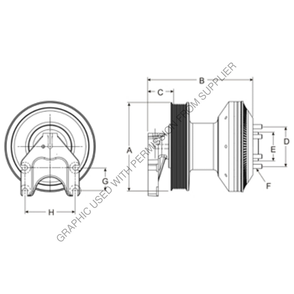 HOR 99A8138 CLUTCH-DMA2S SE 24, MX,160.5,12-PK