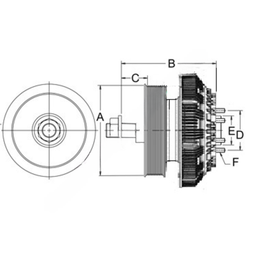 HOR 99A8191 CLUTCH DMA2S SE 21 DET,201.0,10-PK