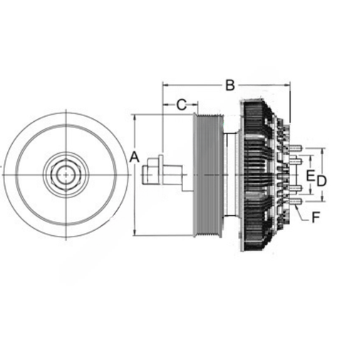 HOR 99A8191 CLUTCH DMA2S SE 21 DET,201.0,10-PK