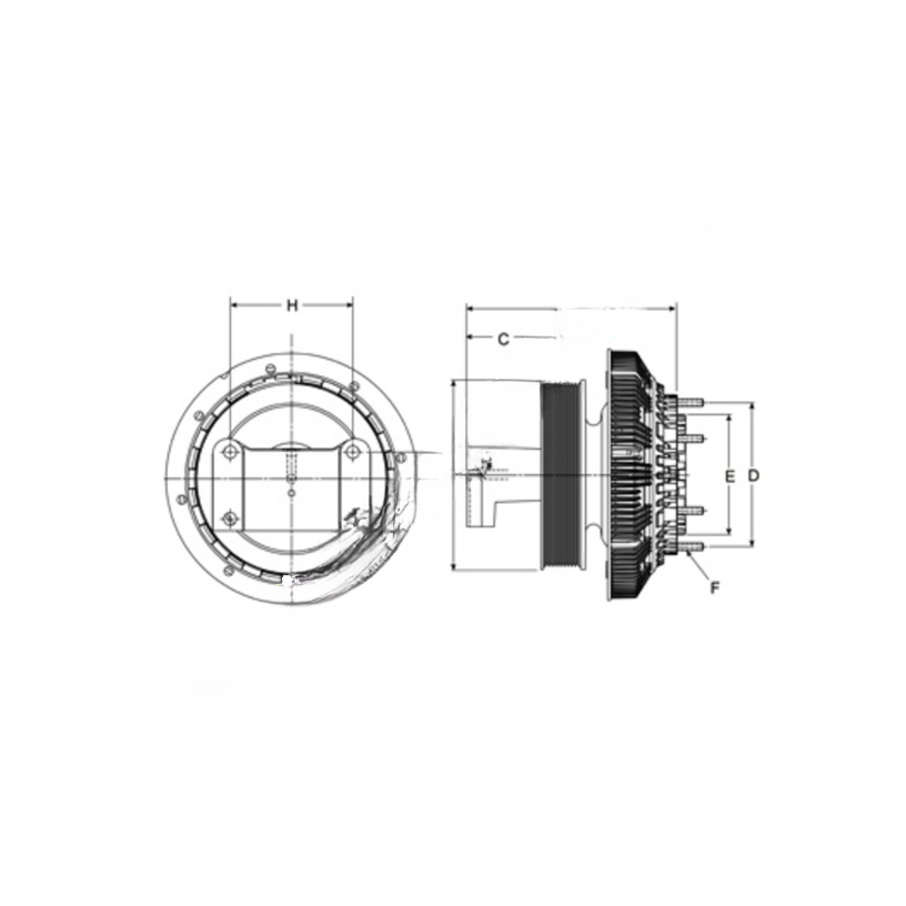HOR 99A8270 CLTCH DMA2S SE 21 CUM,195.00