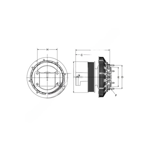 HOR 99A8270 CLTCH DMA2S SE 21 CUM,195.00