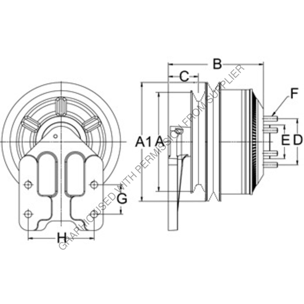 HOR 99A9446 CLUTCH DMA SE 21 CUM 180 1 8PK 1V 65 0 P