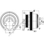 HOR 99A9529 CLUTCH DMA SE 21 CUM,165.3