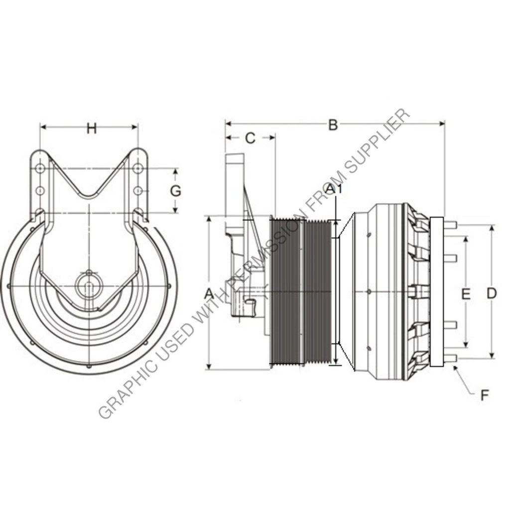 HOR 99A9642 CLUTCH DMA SE 24 CAT 8K 6K 65 0 PLT 27 1