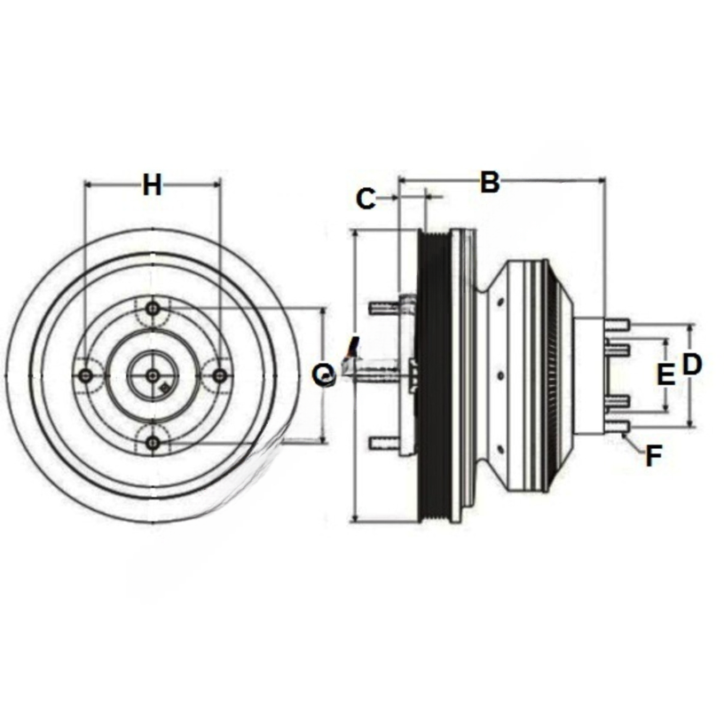 HOR 99A9657 CLUTCH DMA SE 21 CUM