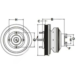 HOR 99A9657 CLUTCH DMA SE 21 CUM
