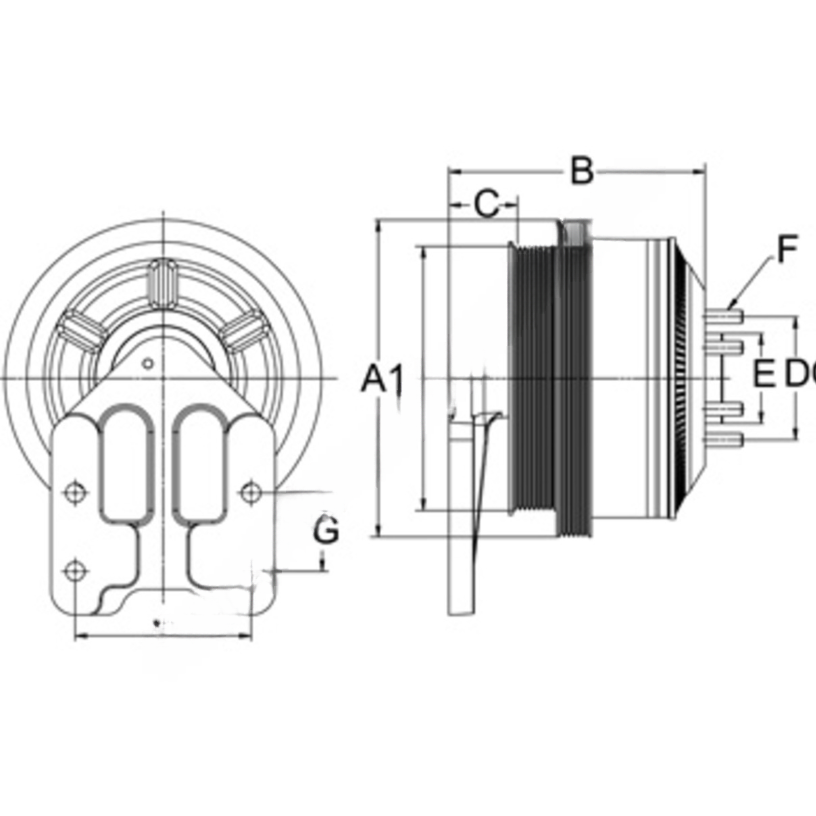 HOR 99A9816 FAN CLUTCH DMADV SE 24