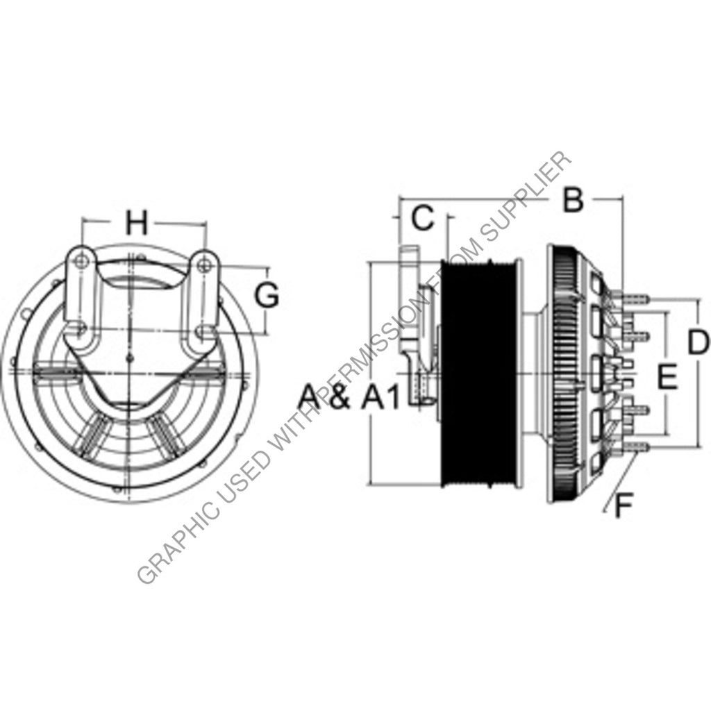 HOR 99A9995 CLUTCH DMA2S SE 24 186.47,8-PK,127.0 PLT