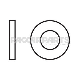 HWC01117 WasherRound 10X12X0049 Stl Blk