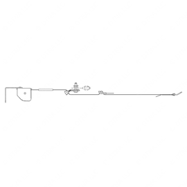 IMM F126096 SEAT BELT-M2,EXTCAB RR BENCH