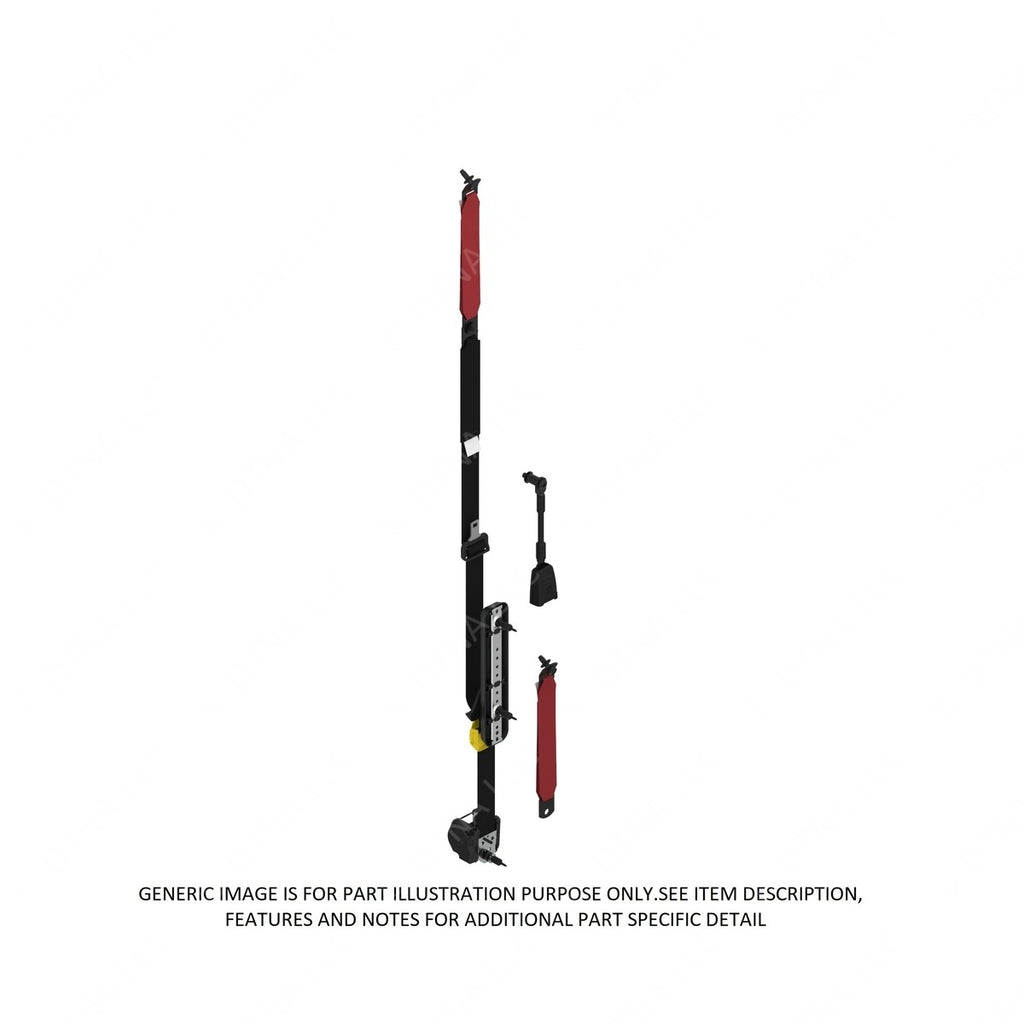 IMM F150990X SEAT BELT,DRVR,ISRI,AIR,RED