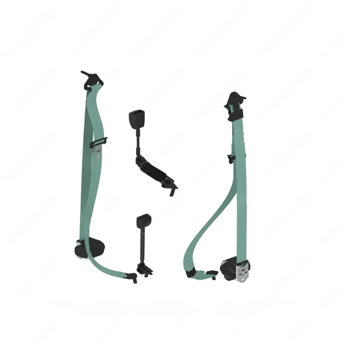 IMM F155552 SEATBELT-M2,ISRI NON SUSP,GRN