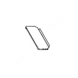 INB G1476 REAR PANEL-LOWER DRAWER