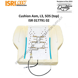 ISR 017791 02 SEAT CUSHION L3 SOS, WITHOUT COVER