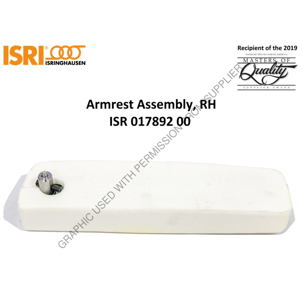 ISR 017892 00 ARMREST RH., WITHOUT COVER