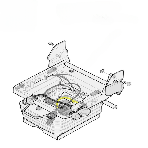 ISR 10225205 01 LH SEAT BASE-ISRI,RHD,ABTS
