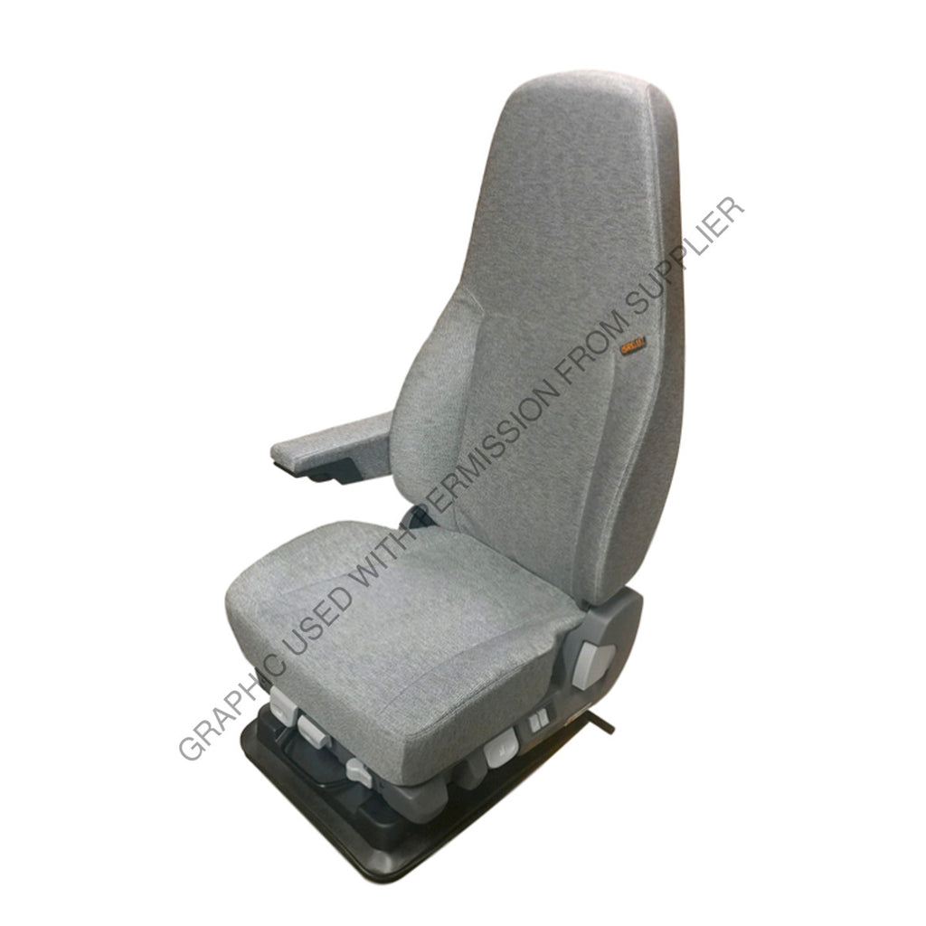 ISR 816108 33 M2 TRUCK SEAT-RH,L2 PREMIUM,GRAY,VYL/VYL