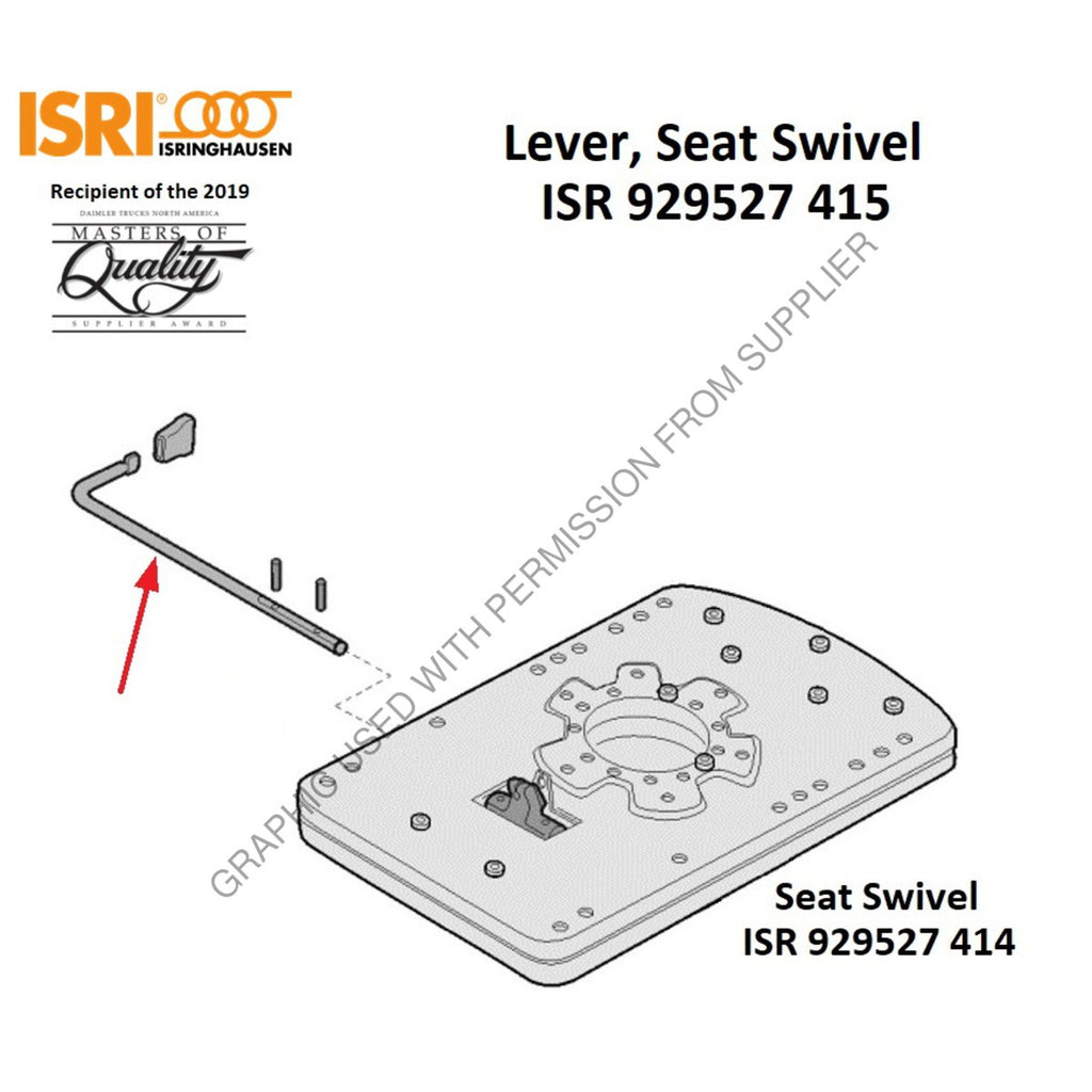 ISR 929527 415 LEVER-SWIVEL