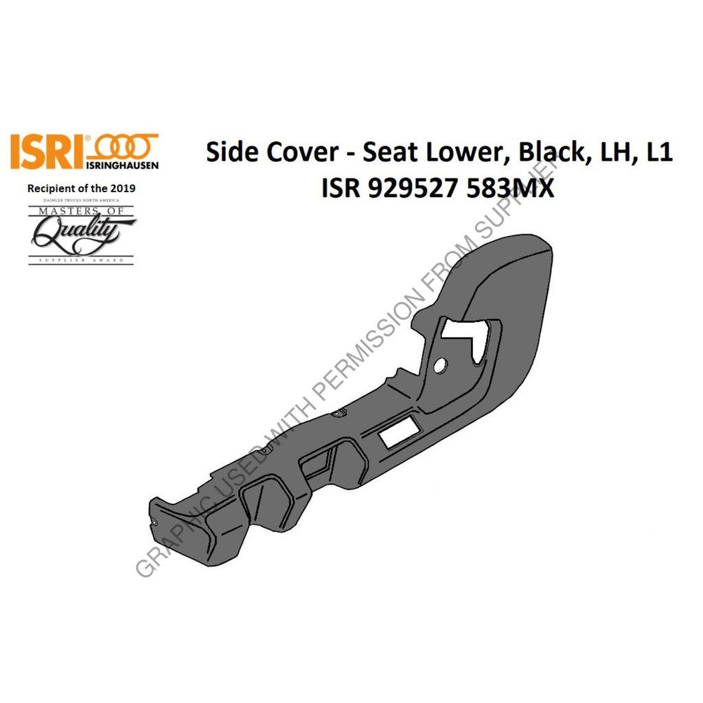 ISR 929527 583MX KIT -SIDE COVER LH. BLACK  L1